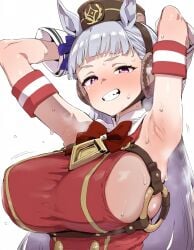 1girls ai_generated animal_ears anthropomorphization artist_request eyes female gold_ship_(umamusume) hair legs skin tagme umamusume umamusume_pretty_derby young