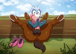 balls big_penis female footjob horse jewel_the_beetle mobian mobian_(species) mobian_beetle penis project_x_love_potion_disaster sonic_(series) sonic_the_hedgehog_(idw) tagme the_dark_mangaka wild_horse_(project_x)