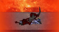 1boy1girl animated animated armor belly_button blue_skin blush cape continue_after_cum corruption cum cum_in_mouth cum_on_breasts cum_on_face cumshot defeated_heroine demon demon_girl demon_horns demon_tail dominant_male draenei draenei_female fantasy female female_protagonist femsub gorepete green_eyes helpless house_of_r'thoth interspecies legend_of_krystal male male_on_top medium_breasts monster_on_female monster_rape no_sound on_back orgasm questionable_consent rape rough_sex satyr satyr_(warcraft) sex sex_slave size_difference succubus titjob titjob video_games warcraft world_of_warcraft