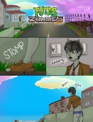 1boy comic male necrophilia plants_vs_zombies text yankll zombie
