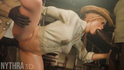 1girls 2025 2boys 3d 3d_(artwork) 4k big_penis blowjob clothing dark-skinned_male fellatio female gangbang hat highres interracial leg_grab leg_lift legs male nythra3d partially_clothed red_dead_redemption_(series) red_dead_redemption_2 rockstar_games sadie_adler sex tagme vaginal_penetration