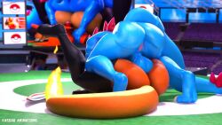 1futa 1girls 3d animated anthro balls charizard defeat_sex erection evov1 female female_charizard feraligatr full-package_futanari futa_on_female futanari huge_breasts intersex kasdaq no_sound partially_clothed partially_clothed_anthro partially_clothed_female partially_clothed_female_nude_male penis pinned pinned_down pokemon tagme valorlynz valorlynz_(modeler) video