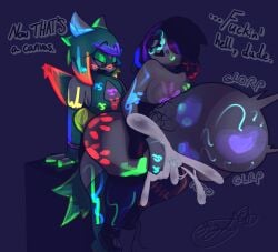 2025 annoyed anthro aubrey/swatch_(gazaster) balls big_balls bodily_fluids bodypaint breasts clothed clothing cum cum_inside digital_media_(artwork) duo ear_piercing ear_ring english_text excessive_cum excessive_genital_fluids female fishnet_clothing footwear gazaster generation_2_pokemon generation_3_pokemon genital_fluids genitals glowing glowing_paint hair headgear headwear hi_res hoop_ear_ring huge_balls inflation inflation latios legendary_pokemon looking_back male male/female mammal nintendo nipples nude on_bottom on_lap on_top one_eye_obstructed onomatopoeia open_mouth penis piercing pokemon pokemon_(species) reverse_cowgirl_position ring_piercing sex shiny_pokemon shoes signature simple_background sitting_on_lap small_breasts smeargle smile sneakers sound_effects stomach_bulge tail text thrusting