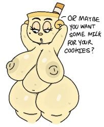 breasts cuphead:_the_delicious_last_course cuphead_(game) hips ms._chalice nude nude_female theslashfive titjob voluptuous voluptuous_female white_background