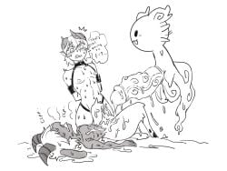 4:3 absurd_res after_sex arms_tied big_penis biped blush blush_lines bodily_fluids bondage bondage bound cum cum_everywhere cum_on_belly cum_on_body cum_on_ground cum_on_leg cum_on_penis dragon english_text erection excessive_cum excessive_genital_fluids faun feral fucked_unconscious genital_fluids genitals hi_res huge_cock humanoid hyper hyper_genitalia hyper_penis imminent_rape imminent_sex long_ears lying_on_ground male male/male messy mujinn muscular muscular_male mythological_creature mythological_scalie mythology nipples on_ground open_mouth penis quadruped questionable_consent scalie scar scared seb_mujinn small_but_hung sweating_profusely text thick_thighs thought_bubble tongue tongue_out wide_hips