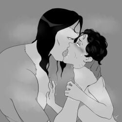 frankenstein frankenstein's_monster kissing monster opals throat_bulge throat_penetration tongue tongue_fucking tongue_kiss victor_frankenstein