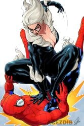 1boy 1boy1girl 1girls acezdib big_ass big_breasts black_cat_(marvel) breasts bust busty chest curvaceous curvy curvy_figure digital_media_(artwork) felicia_hardy female hero heroine hips hourglass_figure large_breasts legs light-skinned_female light-skinned_male light_skin male male/female marvel marvel_comics meme peter_parker slim_waist spider-man spider-man_(series) straight superhero superheroine thick thick_hips thick_legs thick_thighs thief thighs voluptuous waist white_hair wide_hips