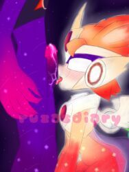 cosmic_skin galaxy gemini humanoid_penis incest larry_(brawl_stars) lawrie_(brawl_stars) licking_cock licking_cum licking_penis licking_precum no_balls on_knees ruz4sd1ary_(artist) twincest white_eyes wings zodiac_sign