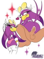 anal anal_sex anthro anthro_penetrated anus arts_eidolon ass avian balls bird bodily_fluids bottomwear bottomwear_down bra clothed clothing cum cum_from_ass cum_in_ass cum_inside digital_media_(artwork) duo erection eyewear eyewear_on_head female female_anthro female_on_human female_penetrated fingers from_front_position genital_fluids genitals glasses glasses_on_head gloves half-closed_eyes handwear headgear headwear hi_res hirundinid human human_on_anthro human_penetrating human_penetrating_anthro interspecies lying male male/female male_human male_on_anthro male_penetrating male_penetrating_female mammal narrowed_eyes on_back oscine panties pants pants_down partially_clothed passerine penetration penile penile_penetration penis sega sex simple_background sonic_(series) sonic_riders sonic_the_hedgehog_(series) spread_legs spreading swallow_(bird) tail underwear undressing wave_the_swallow