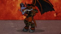 1boy1girl all_the_way_to_the_base animated animated armor belly_button blue_skin blush bouncing_breasts cape continue_after_cum corruption cum cum_drip cum_in_pussy cum_inside cum_on_ass cum_on_ground cum_overflow defeated_heroine demon demon_girl demon_horns demon_tail dominant_male doomguard draenei draenei_female exposed_breasts fantasy female female_protagonist femsub fucked_senseless fucked_silly gorepete green_eyes helpless holding_partner house_of_r'thoth huge_cock interspecies larger_male legend_of_krystal male medium_breasts monster_on_female monster_rape no_sound orgasm questionable_consent rape red_skin rough_sex secretly_loves_it sex sex_slave size_difference smaller_female standing_sex succubus tired tongue_out video_games warcraft wings world_of_warcraft