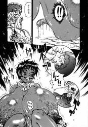 adon_coboritz berserk big_breasts blush breast_penetration breasts casca comic crying dark-skinned_female dark_skin drooling forced gag gagged nipples rape slave sweat tears