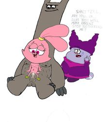 age_difference anthro bear cartoon_network cat chowder chowder_(character) chowder_(series) cub dick furry hairy interspecies nipples panini pussy rabbit rock_monster shnitzel straight tagme vaginal vaginal_penetration vaginal_sex young