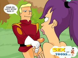 futurama purple_hair sex_and_toons straight_hair tagme turanga_leela zapp_brannigan