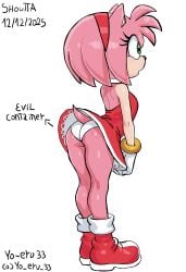 amy rose from sega by shouttakun