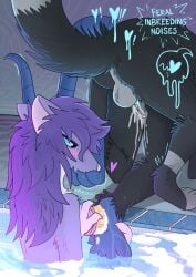 aisling_(mistyfur) anthro anthro_on_feral anthro_penetrated bestiality bestiality_impregnation blue_body blue_eyes blue_penis blue_skin blue_vulva blush blush_lines bodily_fluids brush canid canine canis circe_(pankallisti) countershading cum cum_drip cum_in_vagina cum_inside daughter_(lore) dripping feet female female/female female_on_feral feral feral_penetrating foot_fetish foot_focus foot_grab foot_on_face from_behind_position fur genital_fluids genitals grey_body grey_fur group hair heart_symbol hi_res impregnation inbreeding incest leaking_cum malakai_(malakai) male male/female mammal mother_(lore) mother_and_child_(lore) mother_and_daughter_(lore) mother_and_son_(lore) murid murine pankallisti parent_(lore) parent_and_child_(lore) parent_and_daughter_(lore) parent_and_son_(lore) partially_submerged penetration penis pink_body pink_skin purple_body purple_fur purple_hair rat rear_view rodent sex sibling_(lore) son_(lore) suds swimming_pool trio vulva washing_feet wolf