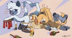 2d 2d_(artwork) 2d_artwork 3girl 3girls adult_on_cub animal_ears anthro anthro_female anthro_on_anthro anthro_only ass ass_focus ass_grab balentazar blush blushing breasts breasts_out brown_eyes brown_nose bubble bunny bunny_girl clothes clothes_pull completely_naked completely_naked_anthro completely_naked_female completely_nude completely_nude_anthro completely_nude_female cotton_tail cream_the_rabbit cub cunnilingus drunk drunk_bubble drunk_female drunk_sex eating eating_ass eyebrows eyelashes female female/female female_cub female_focus female_only fff_threesome flat flat_chest flat_chested forced forced_oral fur furry furry_female furry_only grey_body grey_eyes grey_fur head_grab high_resolution highres intoxicated lagomorph lesbian lesbian_sex lesbian_threesome long_ears mammal mobian mobian_(species) mobian_lemur mobian_rabbit mobian_wolf naked naked_anthro naked_female narrowed_eyes nude nude_anthro nude_female oral panties panties_down pants pants_down purple_eyes pussy rabbit rabbit_girl rabbit_tail sega sex small_breasts solo_anthro sonic_(series) sonic_team sonic_the_hedgehog_(comics) sonic_the_hedgehog_(idw) sonic_the_hedgehog_(series) tail tan_fur tangle_the_lemur threesome vagina video_games whisper_the_wolf white_body white_fur young young_anthro young_female younger younger_female yuri