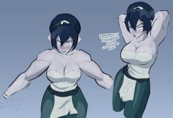 toph bei fong from avatar the last airbender by evil raccoon