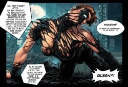 ai_generated breasts dialogue forced_transformation genderbend genderswap marvel nipples peter_parker princessjupitertg rule_63 spider-man spider-man_(series) symbiote venom_(marvel)