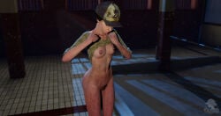 1girls 3d 3d_(artwork) 3d_model 3d_render 4k 4k_resolution 4k_uhd bare_thighs baseball_cap bath belly_button black_hair bottomless breasts breasts_out clementine_(the_walking_dead) dark-skinned_female dark_skin dirty dirty_clothing dirty_skin erect_nipples female female_focus female_only fit fit_female hat headwear high_quality high_resolution highres hips legs light-skinned_female light_skin magichat medium_breasts medium_hair navel nipples partially_clothed petite pubes pubic_hair pussy shirt shirt_lift skinny slim slim_waist small_breasts standing the_walking_dead the_walking_dead_game thighs toned toned_female vagina