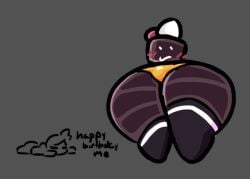 1boy ass battle_for_bfdi battle_for_dream_island bfb bfdi big_ass big_butt black_thighhighs blush blush_lines blushing brown_body butt cake cake_(bfdi) caked_up femboy gay gay_male golden_panties homosexual huge_thighs jacknjellify male male_only object_head object_show object_shows panties solo solo_male the_power_of_two thick_thighs thigh_gal thigh_highs thighhighs thighs tpot yellow_panties