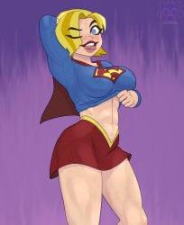 kara danvers from dc by evil raccoon