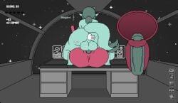 alien_girl animated aplovestudio blue_cum blue_skin canon_couple cum cum_inside excessive_cum fish_girl futa_on_female futanari gameplay headpat huge_ass huge_balls huge_breasts huge_cock mating_press orgasm pixel_art red_skin spanking tagme vaginal_penetration video wife's_bedroom x-ray
