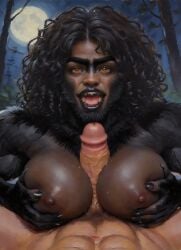 1ambiguous 1girls abs ai ai_assisted ai_generated ai_slop amber_eyes ambiguous ambiguous_on_bottom bearded_female black_female black_hair black_lipstick breasts claws curly_hair dark-skinned_female enercell erection fangs female female/ambiguous female_focus female_on_ambiguous female_on_top forest fur hairy_arms hairy_chest hairy_hands hairy_shoulders happy holding_own_breasts interracial kneeling large_breasts large_penis light-skinned_ambiguous long_hair looking_at_partner looking_at_viewer muscular muscular_ambiguous muscular_female navel nipples noirette on_back open_mouth outdoors outercourse paizuri penis pov pubic_hair sex sex_from_front smile titfuck titjob unibrow vascular voluptuous voluptuous_female werewolf werewolf_girl white_ambiguous