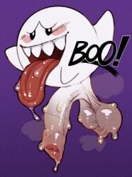 boo (mario) from mario (series) by clingyhyena