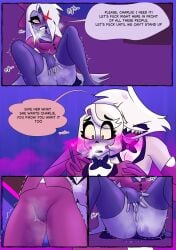 angel dust (hazbin hotel) from hazbin hotel by evil raccoon