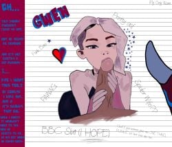 1boy 1girls accurate_art_style big_penis blonde_hair book canon_couple couple dark-skinned_male dark_skin dialouge fellatio female gwen_art_check gwen_stacy large_penis licking_penis light-skinned_female light_skin lips lore male marvel marvel_comics meme miles_morales penis romantic_couple shocked sketch spider-gwen spider-man spider-man_(series) superhero superhero_costume superheroine surprised text theeditr