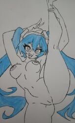 hatsune miku from vocaloid by octane (artist)