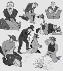 age_difference bowling_with_skulls cnc consensual_non_consent cuntboy fallout fallout_new_vegas fancy_clothing ftm ftm_fucked ftm_fucking ftm_penetrated ftm_vaginal hyper hyper_penis interracial interracial_sex mortimer_(fallout_new_vegas) older_female_and_younger_male original_character petplay self_insert sleep_sex sleeping somnophilia top_hat yaoi