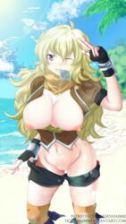 yang xiao long from rwby by kaminoonto