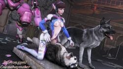 1girls 3d animated bestiality blizzard_entertainment callmehaymaker canine cum d.va dog interspecies knot meka no_sound overwatch penetration sex source_filmmaker straight tagme video zoophilia