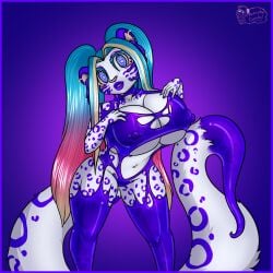 1:1 anthro bimbofication blue_border border brainwashing breast_expansion breasts collar corruption ear_penetration ear_piercing expansion eyewear felid female glasses growth heart_pupils heart_symbol hi_res highlights_(coloring) hypnosis male mammal medicatedcannibal mind_control nipple_piercing nipples pantherine penetration piercing slime snow_leopard tail tentacle_in_ear tentacle_penetration tentacle_tail tentacles titania_(chromatic_bard) tongue tongue_piercing trans_(lore) trans_woman_(lore) unusual_anatomy unusual_tail