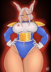 dragon_ball dragon_ball_super ettso female_saiyan miruko my_hero_academia rumi_usagiyama saiyan saiyan_armor saiyan_girl