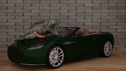 16:9 3d_(artwork) animal_genitalia animal_penis anthro aston_martin aston_martin_dbs_volante canid canine canine_genitalia canine_penis canis car digital_media_(artwork) epic_games fletcher_kane fortnite genitals hi_res l0bun0 male male/male mammal penis solo vehicle widescreen wolf
