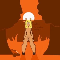 1:1 bangs cartoon_freckles deer deltarune eyelashes female freckled_face freckled_shoulders freckles galaxiedraws hi_res insane lake long_eyelashes mammal noelle_holiday nude snowgrave tuft undertale_(series)