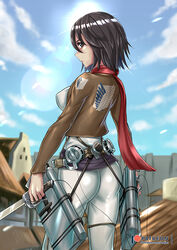 mikasa ackerman from attack on titan by redjet