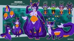 16:9 2enf0xx 4k absurd_res anthro anus bodily_fluids breasts canid canine dragon english_text female feral fox fur genital_fluids genitals goo_creature hair herm herm/female hi_res hybrid intersex intersex/female knot knotted_penis mammal model_sheet mythological_creature mythological_scalie mythology penis puffy_anus scales scalie slightly_chubby slime slit_penis spiked_penis spikes spikes_(anatomy) tail tentacles text vulva widescreen
