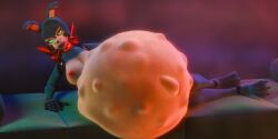 2:1 3d_(artwork) animatronic anthro belly big_belly blue_body breasts bunnnyboi crossgender digital_media_(artwork) female five_nights_at_freddy's five_nights_at_freddy's_2 green_eyes hi_res huge_belly hyper hyper_belly hyper_pregnancy lagomorph leporid looking_at_viewer machine mammal mtf_crossgender multicolored_body nude pregnant pregnant_female rabbit robot scottgames seductive simple_background toy_bonnie_(fnaf) white_body