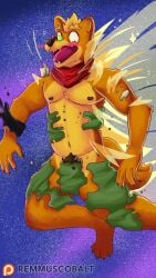 1girls anthro chubby female fox_mccloud furry nude pubic_hair remmus_cobalt star_fox tagme