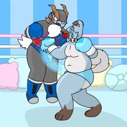 1:1 absurd_res alternate_version_at_source anthro belly_punching bodily_fluids boxing boxing_gloves clothing cobalion cum cum_in_clothing cum_in_underwear cum_through_clothing cum_through_underwear duo eagleknight23 eyewear fighting_ring generation_5_pokemon generation_7_pokemon genital_fluids glasses handwear hi_res impact_lines legendary_pokemon male male/male motion_lines nintendo pillow pokemon pokemon_(species) punch rockruff saliva slightly_chubby slightly_chubby_male speedo sport swimwear thefreshsig tongue tongue_out underwear uppercut wet wet_clothing wet_underwear