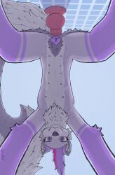 2024 absurd_res anal anal_masturbation anal_penetration animal_genitalia animal_vulva anus between_legs blue_background bodily_fluids canid canine canine_genitalia canine_vulva canis digital_media_(artwork) dildo dildo_in_ass dildo_insertion female feral fluffy fluffy_tail fur genital_fluids genitals grey_body grey_fur hair hi_res looking_at_viewer magenta_hair mammal masturbation mouth_closed multi_nipple neck_tuft nipples nude object_in_ass penetrable_sex_toy penetration purple_body purple_eyes purple_fur purple_hair purple_nipples sex sex_toy sex_toy_in_ass sex_toy_insertion shaded shower simple_background simple_shading smile smiling_at_viewer solo tail tami_wolf tami_wolx tuft vulva wall_(structure) watermark white_body white_fur wolf