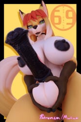 2025 2:3 3d_(artwork) animal_genitalia animal_penis anthro areola artist_logo artist_name balls big_balls big_breasts big_penis biped black_areola black_nipples black_penis breasts brown_areola brown_nipples brown_penis canid canine digital_media_(artwork) english_text equine_genitalia equine_penis erection flared_penis fox fur genitals glistening glistening_areola glistening_genitalia glistening_nipples glistening_penis glowing glowing_eyes green_eyes gynomorph hair heart_eyes heart_symbol herm herm_(lore) hi_res holding_balls holding_own_balls huge_breasts huge_penis intersex japanese_text logo long_hair looking_at_viewer mammal marti_dumont medial_ring mismatched_genitalia multicolored_body multicolored_fur nipples nude open_mouth orange_body orange_fur patreon penis simple_background solo tail ted_jones_(artist) text url vein veiny_penis vulva white_balls white_breasts yellow_body