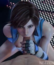 3d asuka_kazama blender blowjob blowjob_face mouth_full_of_cock nezzen pov pov_eye_contact sex sexy tekken tekken_5_dark_resurrection tekken_8