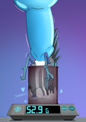 anklet anthro avian bdsm beak bestiality bird blue_beak blue_eyes blue_penis blue_talons blush blush_lines bodily_fluids bondage bound canid canine circe_(pankallisti) cum cum_drenched cum_drip cum_in_cloaca cum_inside dripping duo english_text excessive_cum excessive_genital_fluids extreme_penetration extreme_size_difference feathers female female_feral feral genital_fluids genitals heart_symbol hi_res jewelry knot knotted_penis larger_anthro larger_male male male/female male_on_feral mammal micro nonbinary_(lore) offscreen_male pankallisti penetration penis shallow_penetration size_difference smaller_female smaller_feral speech_bubble stuck text weighing weighing_scale