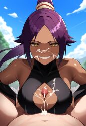 shihouin yoruichi from bleach by poshdog