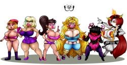 5girls bimbofication brain_drain hekapoo huge_breasts hypnosis jackie_lynn_thomas janna_ordonia marco_diaz mind_control multiple_girls original_character princess_marcia princess_marco star_butterfly star_vs_the_forces_of_evil valentinetiffalexhunter