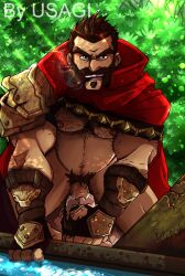 2boys bara barazoku beard blowjob cum cum_in_mouth daddy erection fellatio fellatio_domination gay gay_blowjob genital_fluids hairy_chest league_of_legends looking_at_viewer malcolm_graves male male/male male_nipples male_only male_pubic_hair manly mature_male muscular_male nipples oral oral_sex penis principeconejoo riot_games usagi_(artist)